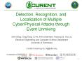 Detection, Recognition, and Localization of Multiple Cyber/Physical Attacks through Event Unmixing PowerPoint PPT Presentation