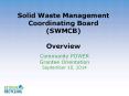 Solid Waste Management Coordinating Board (SWMCB) Overview PowerPoint PPT Presentation