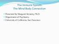The Immune System: The Mind Body Connection PowerPoint PPT Presentation