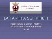 LA TARIFFA SUI RIFIUTI