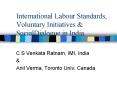 International Labour Standards, Voluntary Initiatives PowerPoint PPT Presentation