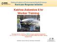 Katrina Asbestos 8 hr Worker Training PowerPoint PPT Presentation