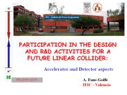 PARTICIPATION IN THE DESIGN AND R