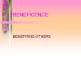 BENEFICENCE PowerPoint PPT Presentation