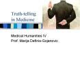 Truth-telling in Medicine PowerPoint PPT Presentation