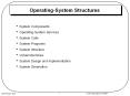 Operating-System Structures PowerPoint PPT Presentation