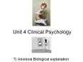 Unit 4 Clinical Psychology PowerPoint PPT Presentation