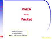Voice over Packet