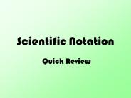 Scientific Notation