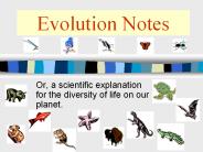 Evolution Notes