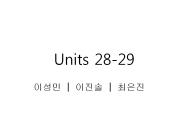 Units 28-29