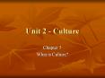 Unit 2 - Culture PowerPoint PPT Presentation