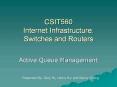 CSIT560 Internet Infrastructure: Switches and Routers PowerPoint PPT Presentation