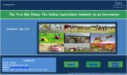 The Indian Agriculture Industry as an Investments