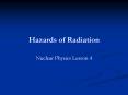Hazards of Radiation PowerPoint PPT Presentation