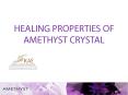 Healing Crystal Amethyst | Wholesale Exporters PowerPoint PPT Presentation