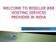 Reseller Web Hosting Providers Mumbai, Puna