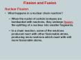 Fission and Fusion PowerPoint PPT Presentation