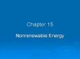 Nonrenewable Energy PowerPoint PPT Presentation