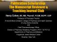 Publication Scholarship: The Manuscript Reviewer PowerPoint PPT Presentation