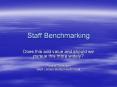 Staff Benchmarking PowerPoint PPT Presentation