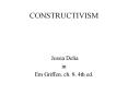 CONSTRUCTIVISM PowerPoint PPT Presentation