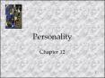 Personality Chapter 12 PowerPoint PPT Presentation