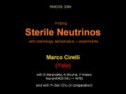 Sterile Neutrinos
