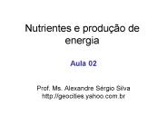 Nutrientes e produ