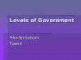 Levels of Government PowerPoint PPT Presentation