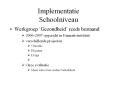 Implementatie Schoolniveau PowerPoint PPT Presentation