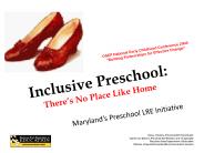 Inclusive Preschool: There