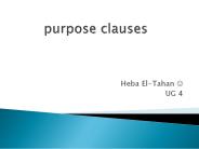 purpose clauses
