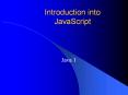 Introduction into JavaScript PowerPoint PPT Presentation