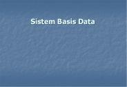 Sistem Basis Data