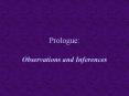 Prologue: PowerPoint PPT Presentation