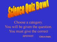 Science Quiz Bowl