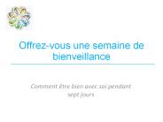 Offrez-vous une semaine de bienveillance