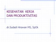KESEHATAN KERJA