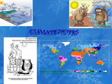 CLIMATE NOTES