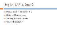Eng Lit, LAP 4, Day 2