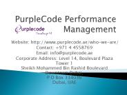 Performance Management