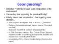 Geoengineering? PowerPoint PPT Presentation