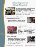 Office Ergonomics: Chair Comfort PowerPoint PPT Presentation
