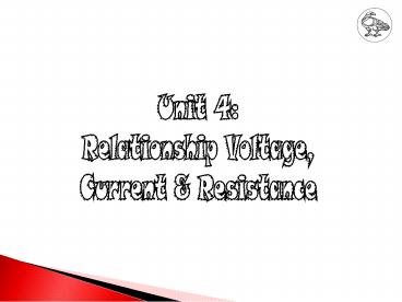 Relationship Voltage,