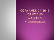 Live streaming of Copa America Chile