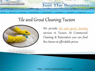 Tile and Grout Cleaning Tucson
