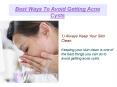 Best Ways To Avoid Getting Acne Cysts PowerPoint PPT Presentation