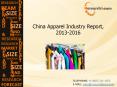 China Apparel Industry Report Size, Share, Trend, Growth, 2013-2016 PowerPoint PPT Presentation