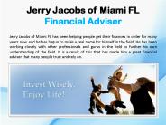 Jerry Jacobs of Miami FL_Financial Adviser